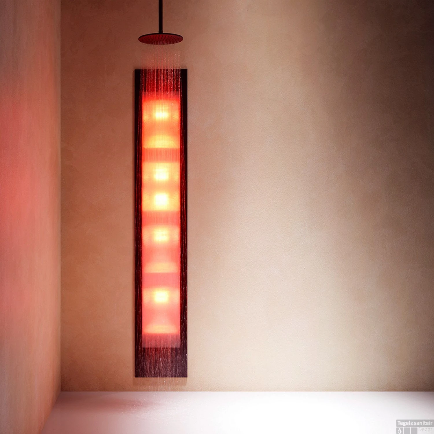 Sunshower Deluxe Mat Zwart UV En Infrarood Inbouwapparaat 32x187x16 Cm Aluminium Mat Zwart 7 Sunshower Deluxe Mat Zwart UV En Infrarood Inbouwapparaat 32x187x16 Cm Aluminium Mat Zwart - Afbeelding 7