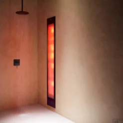 Sunshower Deluxe Mat Zwart UV En Infrarood Inbouwapparaat 32x187x16 Cm Aluminium Mat Zwart 19 Sunshower Deluxe Mat Zwart UV En Infrarood Inbouwapparaat 32x187x16 Cm Aluminium Mat Zwart -Baden Luxe Verkoop deluxe black schuin ir water