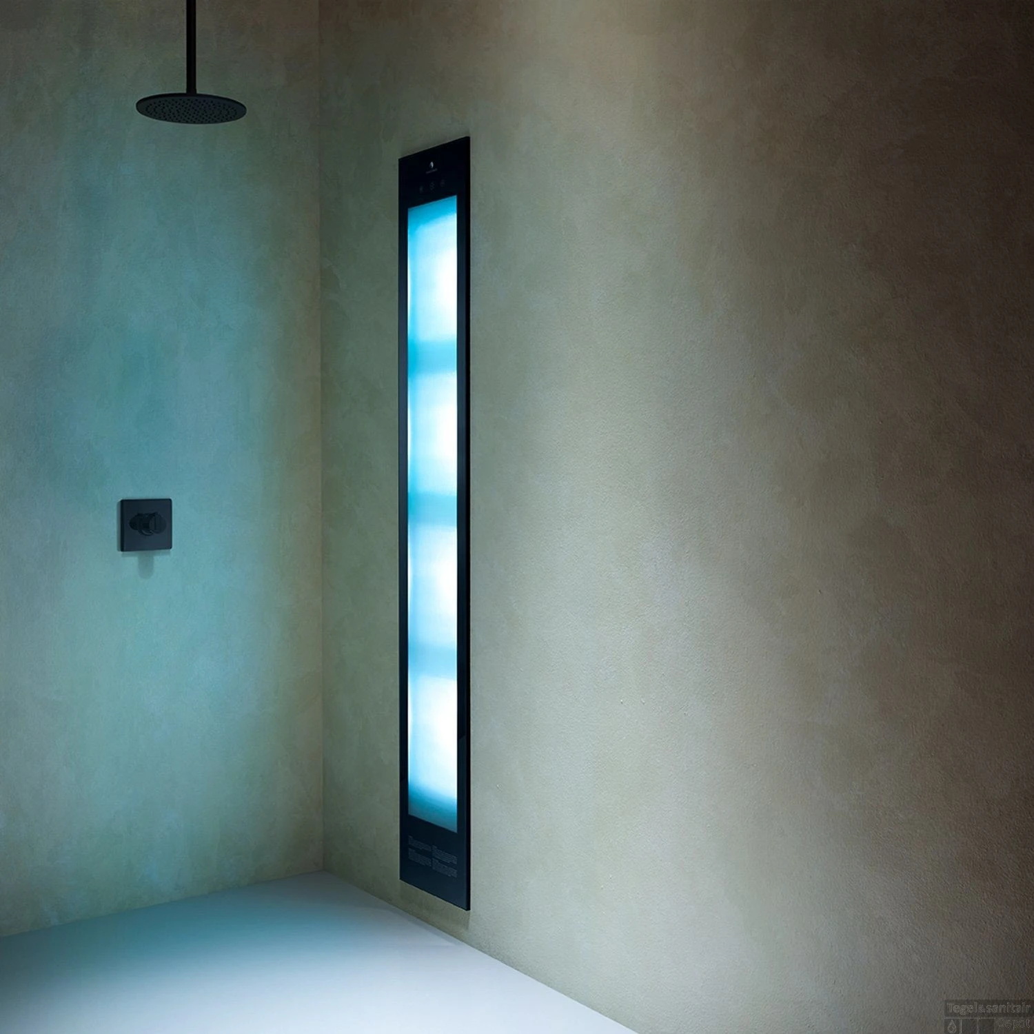 Sunshower Deluxe Mat Zwart UV En Infrarood Inbouwapparaat 32x187x16 Cm Aluminium Mat Zwart 9 Sunshower Deluxe Mat Zwart UV En Infrarood Inbouwapparaat 32x187x16 Cm Aluminium Mat Zwart - Afbeelding 9