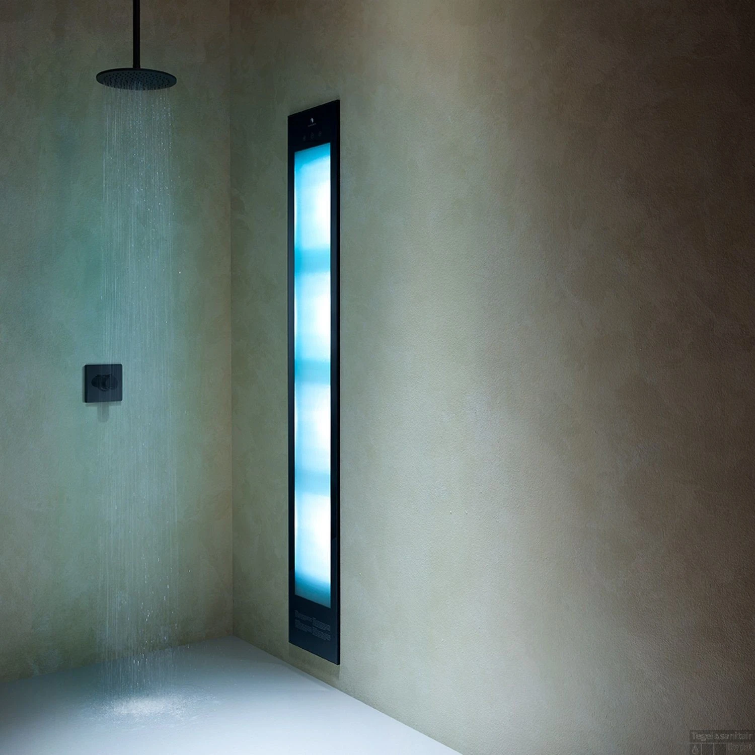 Sunshower Deluxe Mat Zwart UV En Infrarood Inbouwapparaat 32x187x16 Cm Aluminium Mat Zwart 10 Sunshower Deluxe Mat Zwart UV En Infrarood Inbouwapparaat 32x187x16 Cm Aluminium Mat Zwart - Afbeelding 10