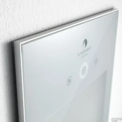 Sunshower Pure Duo Infrarood Inbouwapparaat 20x62x10 Cm En 20x32x10 Cm Met Kuitbrander Aluminium -Baden Luxe Verkoop detail hoek