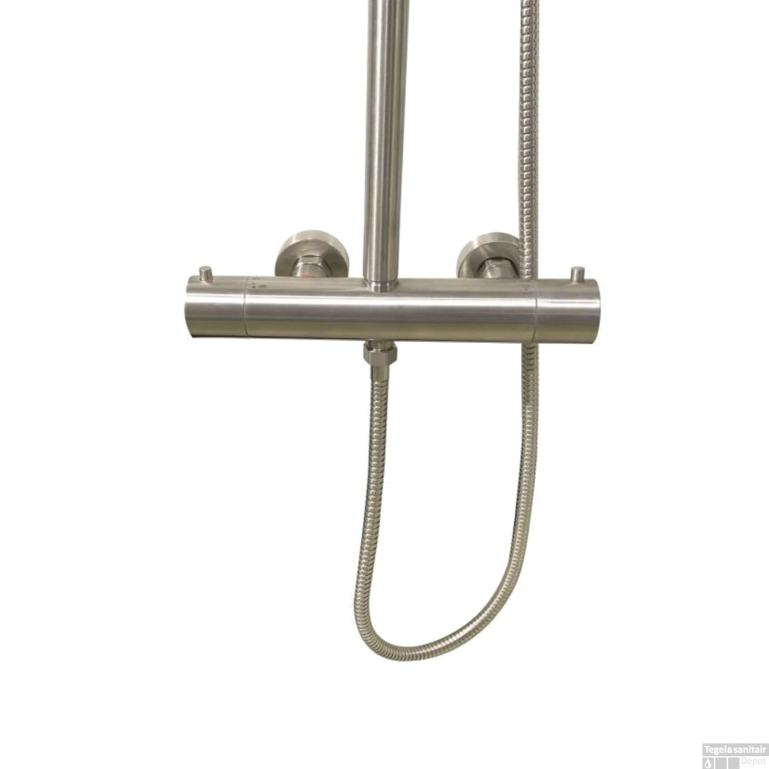 Douche Opbouwset Best Design Ore Munchen Thermostatisch RVS 2 Douche Opbouwset Best Design Ore Munchen Thermostatisch RVS - Afbeelding 2