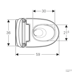 Douche WC Geberit AquaClean Mera Classic Met Geurafzuiging Warme Luchtdroging En Ladydouche Met Softclose En Deksel Wit 7 Douche WC Geberit AquaClean Mera Classic Met Geurafzuiging Warme Luchtdroging En Ladydouche Met Softclose En Deksel Wit -Baden Luxe Verkoop douche wc geberit mera classic alpien wit 146200211 tech1