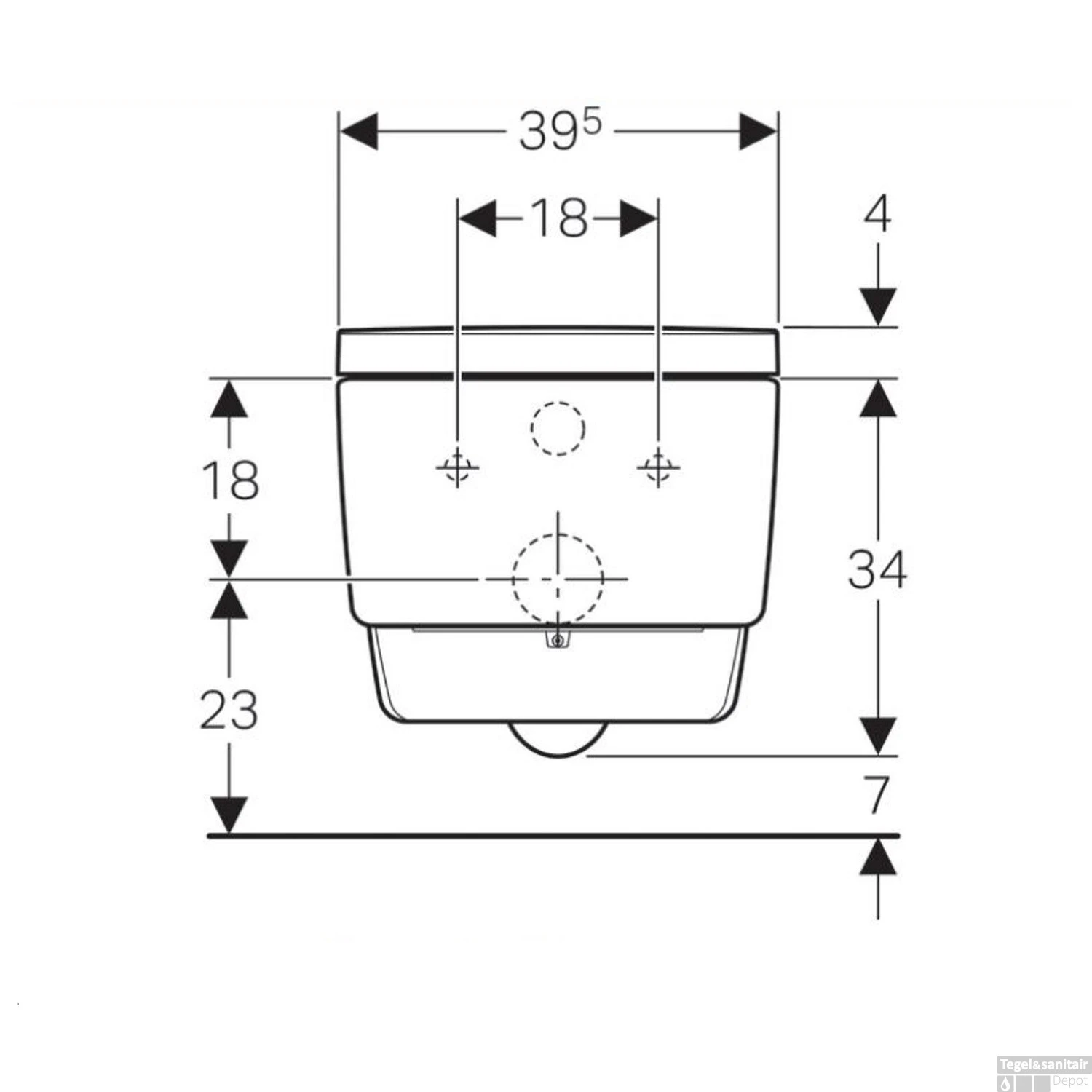 Douche WC Geberit AquaClean Mera Classic Met Geurafzuiging Warme Luchtdroging En Ladydouche Met Softclose En Deksel Wit 4 Douche WC Geberit AquaClean Mera Classic Met Geurafzuiging Warme Luchtdroging En Ladydouche Met Softclose En Deksel Wit - Afbeelding 4