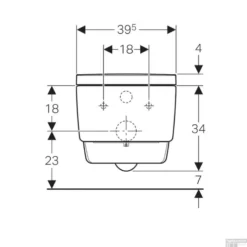 Douche WC Geberit AquaClean Mera Classic Met Geurafzuiging Warme Luchtdroging En Ladydouche Met Softclose En Deksel Glanschroom -Baden Luxe Verkoop douche wc geberit mera classic alpien wit 146200211 tech2 1