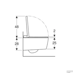 Douche WC Geberit AquaClean Sela Ladydouche Met Softclose En Deksel Wit -Baden Luxe Verkoop douche wc geberit sela wandcloset tech3