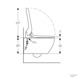 Douche WC Geberit AquaClean Tuma Classic Compleet Rimfree Glas Alpien Wit 9 Douche WC Geberit AquaClean Tuma Classic Compleet Rimfree Glas Alpien Wit -Baden Luxe Verkoop douche wc geberit tuma classic tech3