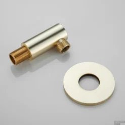 Doucheaansluiting Wand Boss & Wessing Plus Mat Goud -Baden Luxe Verkoop doucheaansluiting wand boss wessing plus mat goud 3