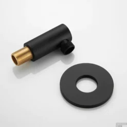 Doucheaansluiting Wand Boss & Wessing Plus Mat Zwart -Baden Luxe Verkoop doucheaansluiting wand boss wessing plus mat zwart 3