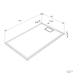 Douchebak Allibert Terreno Rechthoek Inbouw Polybeton 120x80 Cm Wit -Baden Luxe Verkoop douchebak allibert terreno rechthoek inbouw polybeton 120x80 tech 4