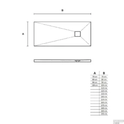 Douchebak Texence Braided Met Afvoer Hoogwaardig Composiet (alle Maten, Alle Kleuren) -Baden Luxe Verkoop douchebak texence braided beschikbare structuren tech 1 271