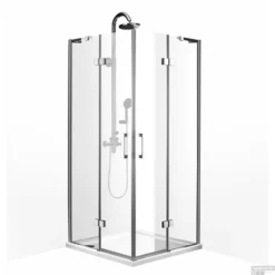 Douchecabine Boss & Wessing Double Hoekinstap Vierkant 80x80x200cm 8mm