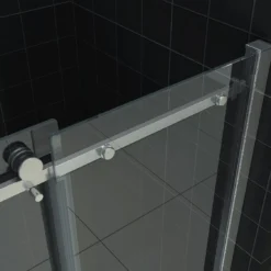 Douchecabine Wiesbaden Met Schuifdeur 140x90cm 8mm NANO Coating -Baden Luxe Verkoop douchecabine fleur rechthoek 120x90cm antikalk coating detail 4