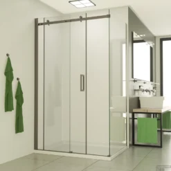 Douchecabine Boss & Wessing Supreme 110x90 Cm Nano Coating RVS Profiel