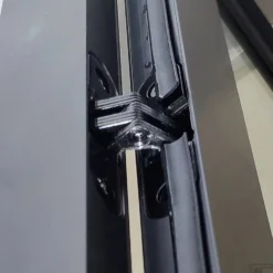 BWS Douchecabine Frame 120x100 Cm 8 Mm NANO Glas Mat Zwart Raster -Baden Luxe Verkoop douchecabine bws frame detail2 9