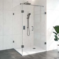 Douchecabine Compleet Just Creating 3-Delig 100x120 Cm Gunmetal