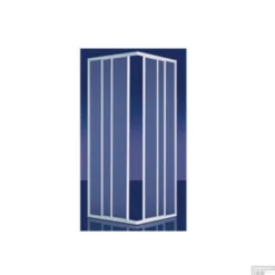 Douchecabine Hoekinstap Plieger Economy 2.2mm Acryl 90x185cm Wit