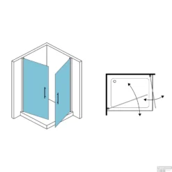 Douchecabine Lacus Giglio Corner Fox 100 Cm Hoekinstap 6mm Chinchilla Glas Aluminium Profiel -Baden Luxe Verkoop douchecabine lacus giglio corner fox hoekinstap tech 1 1 1 1