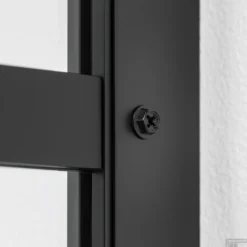 Douchecabine Sealskin Soho 80x70 Cm Met Draaideur Links Hoekcabine 8 Mm Helderglas Mat Zwart -Baden Luxe Verkoop douchecabine sealskin soho 80x70 cm links hoekcabine 8 mm mat zwart sfeer detail2