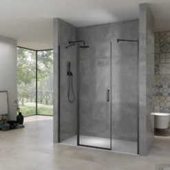 Douchecabine Van Rijn ST02 370 Zwart