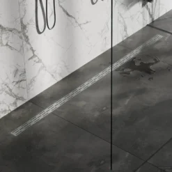 Douchegoot Brauer StanDrain 180x7 Cm RVS Vloerflens Inclusief Kunststof Sifon Verstelbare Poten -Baden Luxe Verkoop douchegoot brauer 180x7 cm rvs vloerflens inclusief kunststof sifon verstelbare poten sfeer1