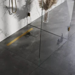 Douchegoot Brauer Goud Inclusief Vloerflens 100x7 Cm Zero Tegelinlegrooster Omkeerbaar -Baden Luxe Verkoop douchegoot brauer goud inclusief vloerflens 100x7 cm zero tegelinlegrooster omkeerbaar sfeer