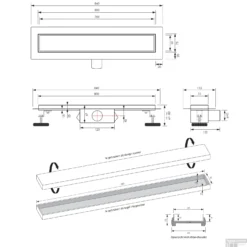 Douchegoot Brauer Geborsteld Goud Inclusief Vloerflens 80x7 Cm Zero Tegelinlegrooster Omkeerbaar -Baden Luxe Verkoop douchegoot brauer goud inclusief vloerflens 80x7 cm zero tegelinlegrooster omkeerbaar tec