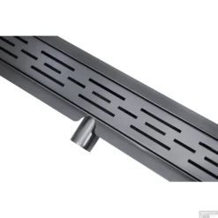 Douchegoot Wiesbaden Met Flens 100x7cm 6.7cm Diep Gunmetal -Baden Luxe Verkoop douchegoot wiesbaden met flens 100x7cm 6.7cm diep gunmetal 3