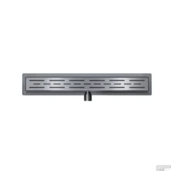 Douchegoot Wiesbaden Met Flens 100x7cm 6.7cm Diep Gunmetal