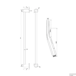 Douchekraanset Brauer Gold Carving Opbouw Met Glijstang En Ronde Handdouche Geborsteld Goud -Baden Luxe Verkoop douchekraanset brauer gold carving opbouw met glijstang en ronde handdouche geborsteld goud tec