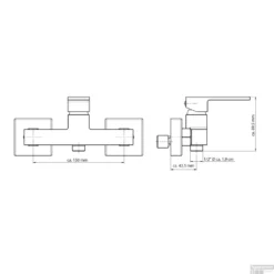 Douchemengkraan Schutte Tokyo II Chroom -Baden Luxe Verkoop douchemengkraan schutte tokyo ii chroom tech