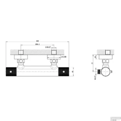 Douchemengkraan Thermostatisch Boss & Wessing James Gunmetal -Baden Luxe Verkoop douchemengkraan thermostatisch wiesbaden ribbd tech 1 1 1