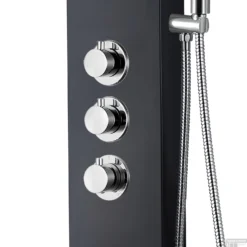 Douchepaneel Boss & Wessing Erie 160x20x7 Cm Mat Zwart -Baden Luxe Verkoop douchepaneel boss wessing erie 160x20x7 cm mat zwart 2