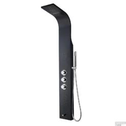 Douchepaneel Boss & Wessing Erie 160x20x7 Cm Mat Zwart