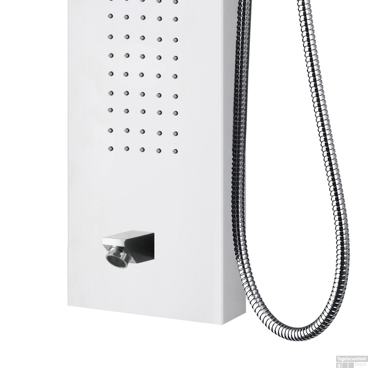 Douchepaneel Boss & Wessing Erie 160x20x7 Cm Wit 5 Douchepaneel Boss & Wessing Erie 160x20x7 Cm Wit - Afbeelding 5