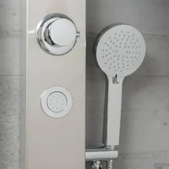 Douchepaneel Schutte Sansibar 3 Functies 2 Massagesproeiers RVS -Baden Luxe Verkoop douchepaneel schutte sansibar 3 functies 2 massagesproeiers rvs sfeer3