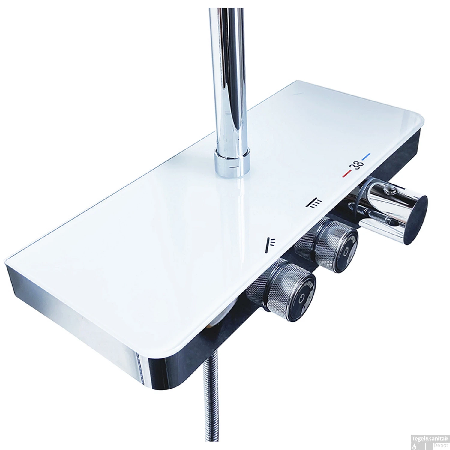 BWS Regendouche | Pioggia | Met Handdouche Chroom | Opbouw - Afbeelding 3