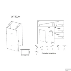 Douchewand Vrijstaand Best Design Erico 120x200 Cm 8mm NANO Veiligheidsglas -Baden Luxe Verkoop douchewand vrijstaand erico 120x200 cm tech