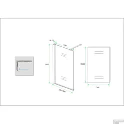Douchewand Wiesbaden 160x200cm 8mm Met Middenband NANO Glas 7 Douchewand Wiesbaden 160x200cm 8mm Met Middenband NANO Glas -Baden Luxe Verkoop douchewand wiesbaden 160x200cm 8mm met middenband nano glas tech2