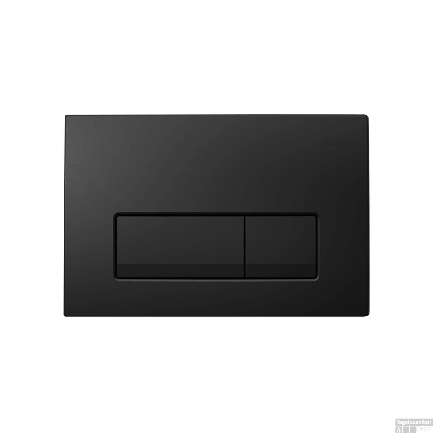 Drukplaat Geberit Delta 50 Mechanisch Frontbediening Mat Zwart 1 Drukplaat Geberit Delta 50 Mechanisch Frontbediening Mat Zwart