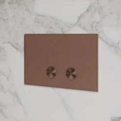 Drukplaat Inti Bath Press RVS 316 Tbv UP320/UP720/TECE Matt Copper