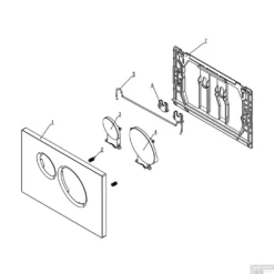 Drukplaat Voor Inbouwreservoir Wiesbaden X10 Glans Wit 5 Drukplaat Voor Inbouwreservoir Wiesbaden X10 Glans Wit -Baden Luxe Verkoop drukplaat voor inbouwreservoir wiesbaden x10 glans wit tech 1