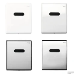 Urinoir Set Salenzi Hung Achterinlaat Mat Zwart Met TECE Drukplaat Elektronisch Adaptor 14 Urinoir Set Salenzi Hung Achterinlaat Mat Zwart Met TECE Drukplaat Elektronisch Adaptor -Baden Luxe Verkoop drukplaten tece elektronisch 2 1