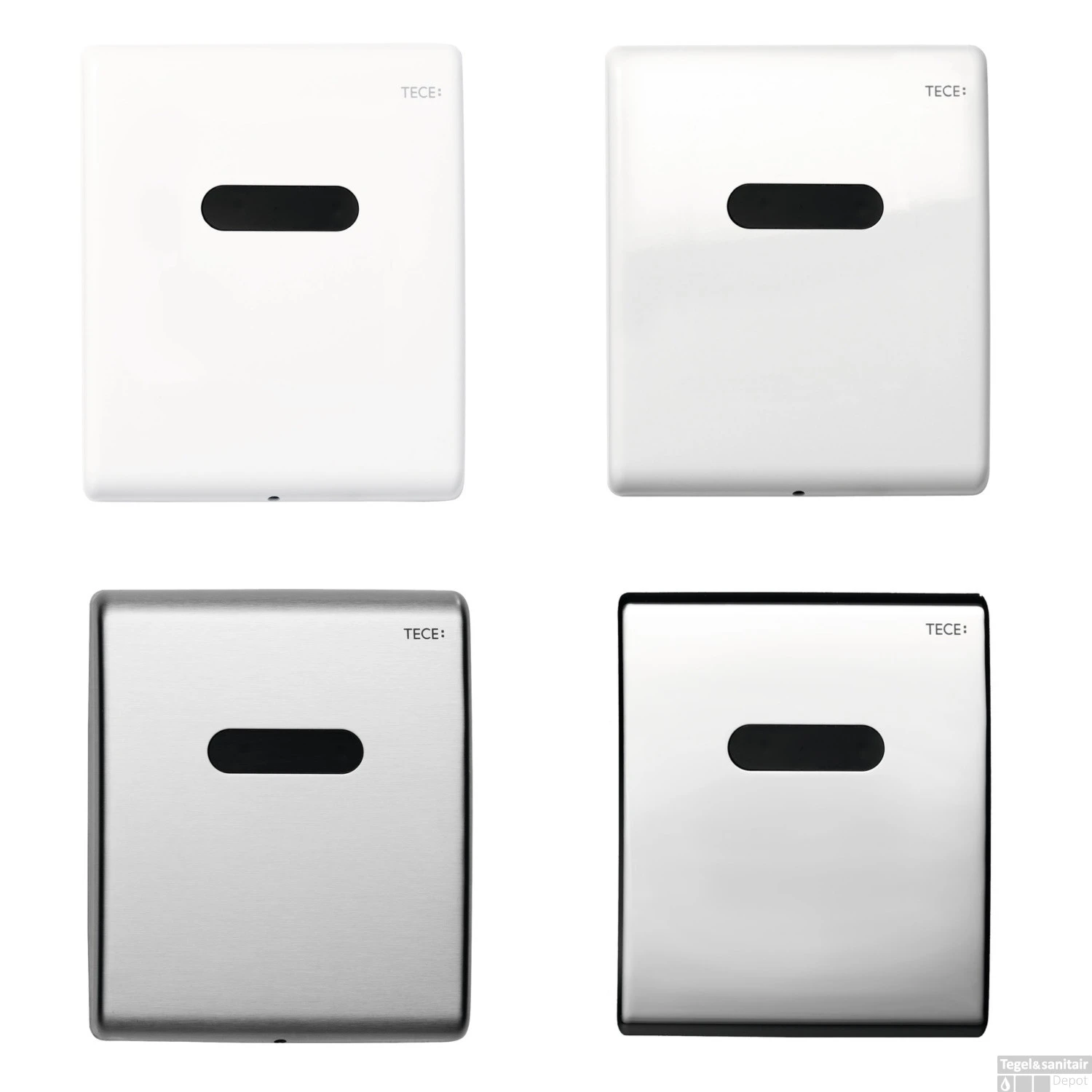 Urinoir Set Salenzi Hung Achterinlaat Mat Zwart Met TECE Drukplaat Elektronisch Adaptor 5 Urinoir Set Salenzi Hung Achterinlaat Mat Zwart Met TECE Drukplaat Elektronisch Adaptor - Afbeelding 5