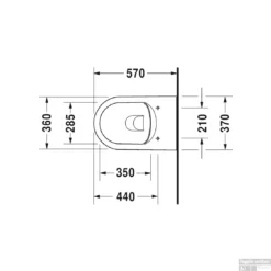 Duravit ME By Starck Wandcloset Diepspoel 36x57x35.5 Cm Keramiek Glanzend Wit -Baden Luxe Verkoop duravit me by starck wandcloset diepspoel 36x57x35.5 cm keramiek glanzend wit tech