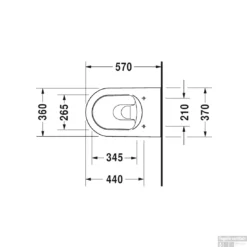 Duravit ME By Starck Wandcloset Diepspoel 37x57x35.5 Cm Keramiek Glanzend Wit -Baden Luxe Verkoop duravit me by starck wandcloset diepspoel 37x57x35.5 cm keramiek glanzend wit tech