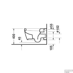 Duravit ME By Starck Wandcloset Diepspoel 37x57x35.5 Cm Keramiek Glanzend Wit -Baden Luxe Verkoop duravit me by starck wandcloset diepspoel 37x57x35.5 cm keramiek glanzend wit tech2