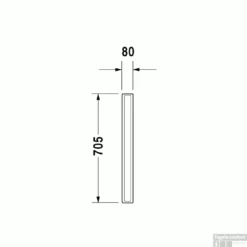 Duravit Starck 3 Urinoir Scheidingswand 8x40x70.5 Cm Keramiek Wit -Baden Luxe Verkoop duravit starck 3 urinoir scheidingswand 8x40x70.5 cm keramiek wit tech3