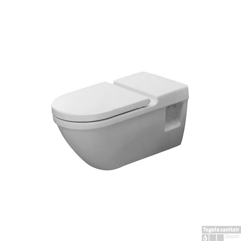 Duravit Starck 3 Wandcloset Diepspoel 37x70x35.5 Cm Keramiek Glanzend Wit