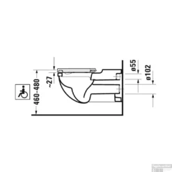 Duravit Starck 3 Wandcloset Diepspoel 37x70x35.5 Cm Keramiek Glanzend Wit -Baden Luxe Verkoop duravit starck 3 wandcloset diepspoel 37x70x35.5 cm keramiek glanzend wit tech2